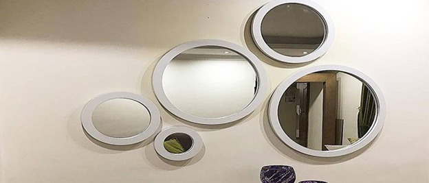 شیشه جلو مبلی + آینه تیکه ای + آینه برنز