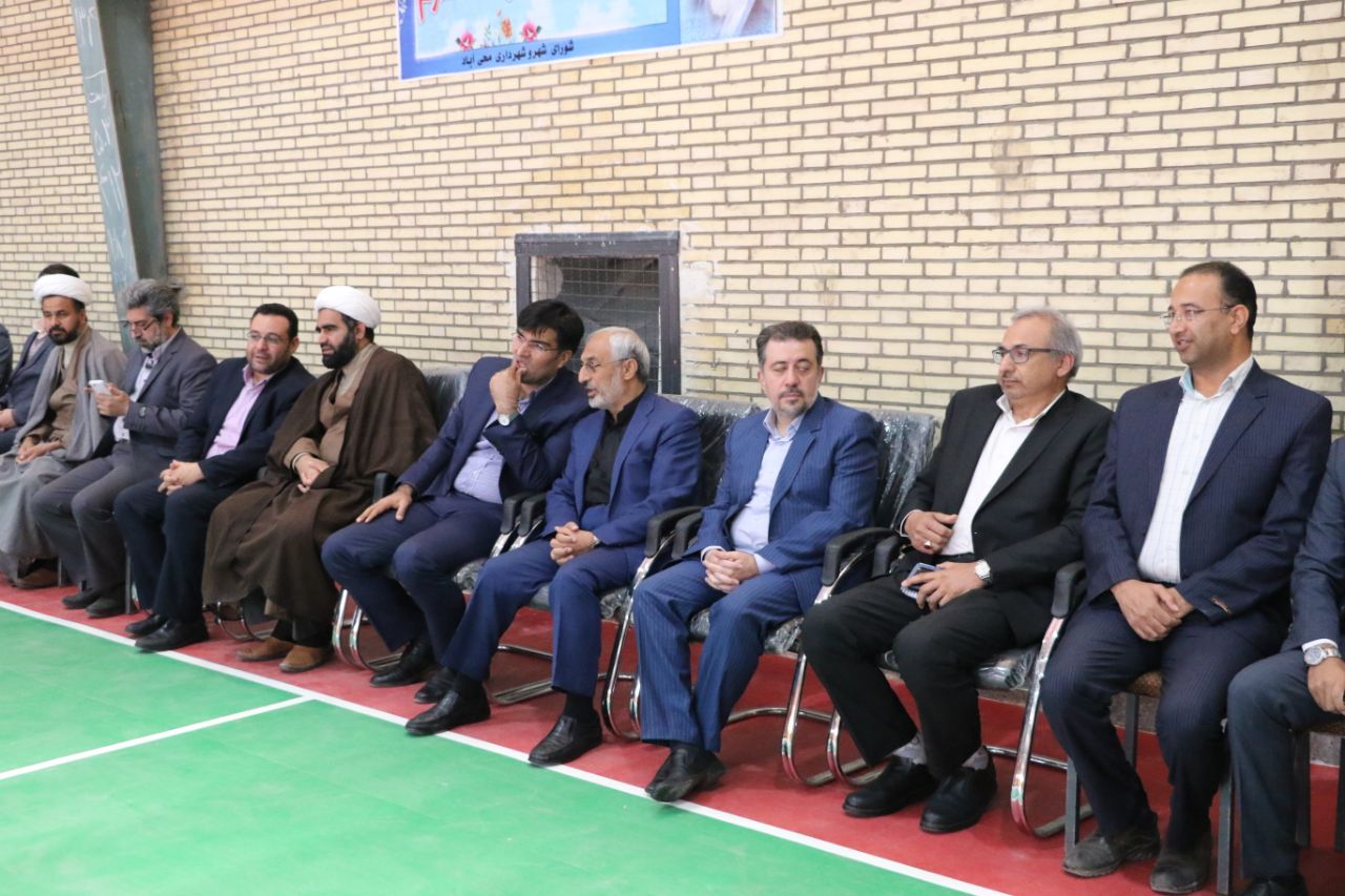 افتتاح سالن ورزشی محی آباد کرمان