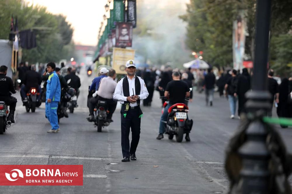 پلس راهور تهران بزرگ در مراسم راهپیمایی جاماندگان اربعین