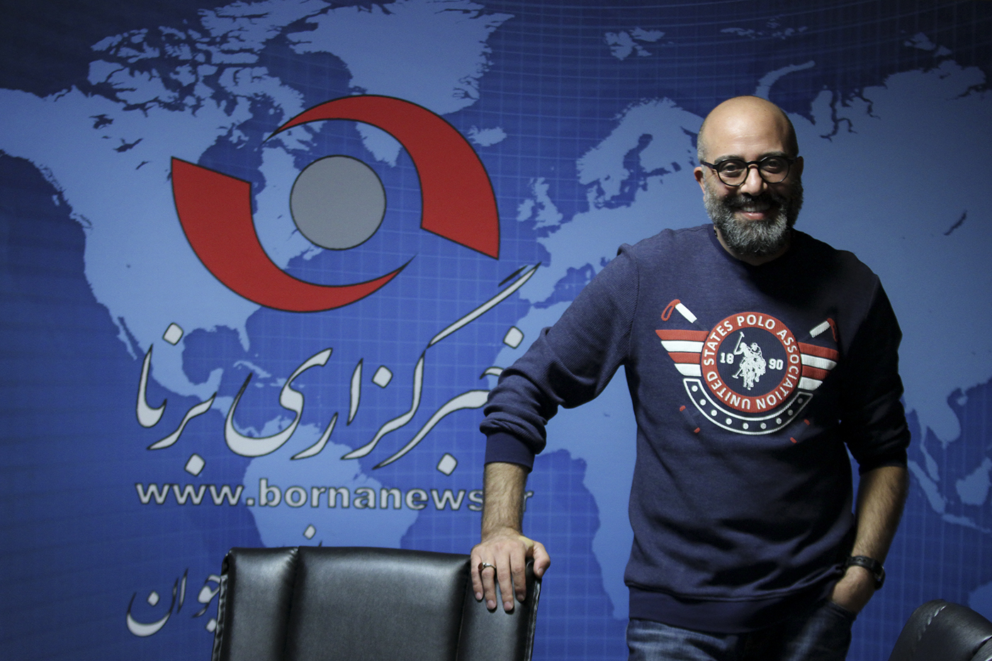 حضور شهرام شاه حسینی کارگردان سینما و تلویزیون در خبرگزاری برنا