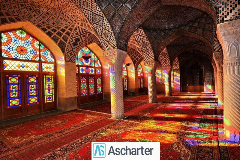 مسجد وکیل شیراز + بلیط چارتری شیراز + آس چارتر
