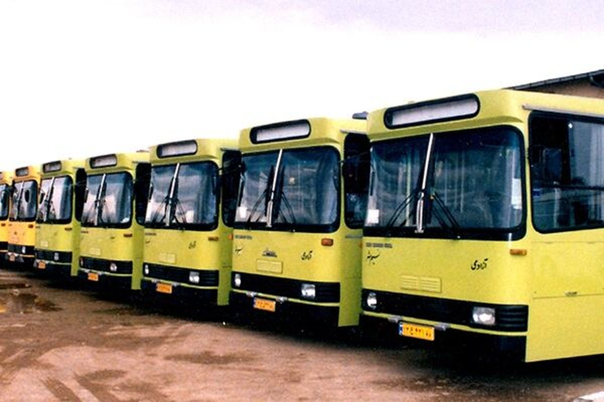 ورود اتوبوس خارجی مُسکنی برای ناوگان اتوبوسرانی