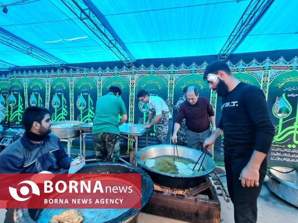 حال و هوای مسیر منتهی به گلزار شهدا کرمان 