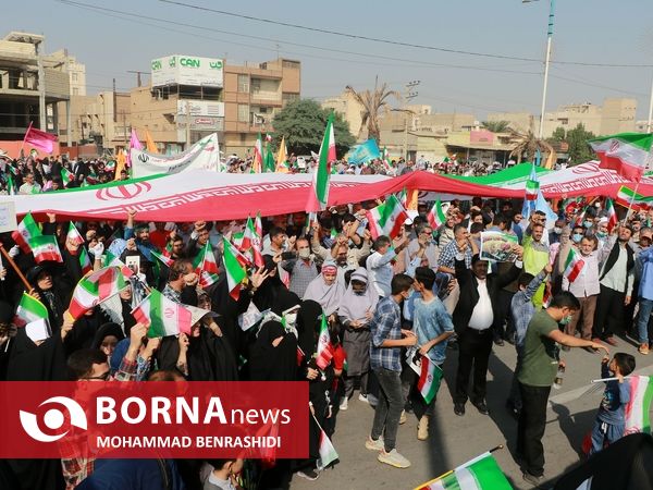 راهپیمایی 13 آبان - اهواز