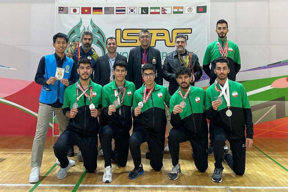 تیم ملی زیر ۲۳ سال سپک تاکرای ایران نایب قهرمان جام جهانی شد
