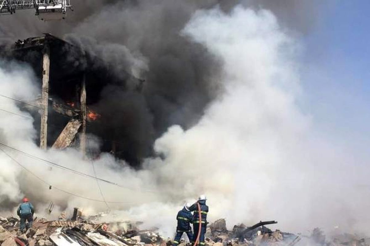 ۶ ایرانی در حادثه آتش‌سوزی یک مرکز تجاری در ارمنستان مفقود شدند