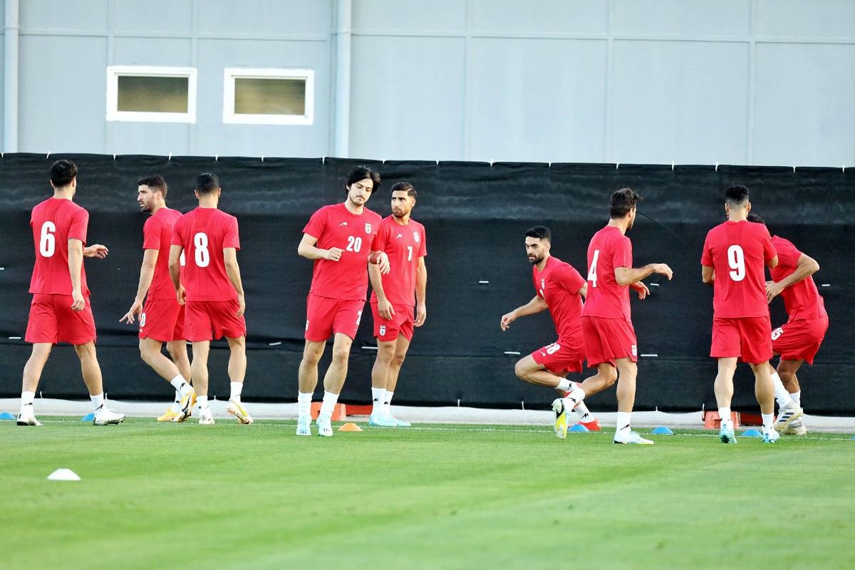 نخستین تمرین تیم ملی در قطر برگزار شد