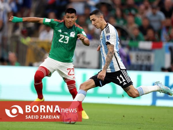 دیدار تیم های فوتبال آرژانتین - مکزیک 