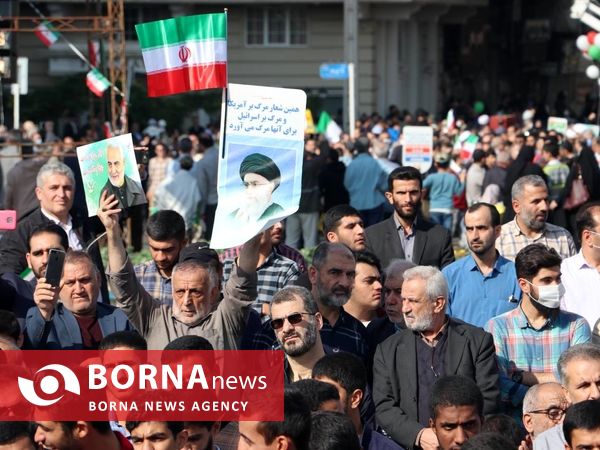 	 راهپیمایی ۱۳ آبان - رشت