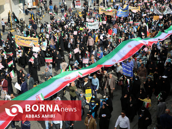 راهپیمایی 13 آبان شیراز