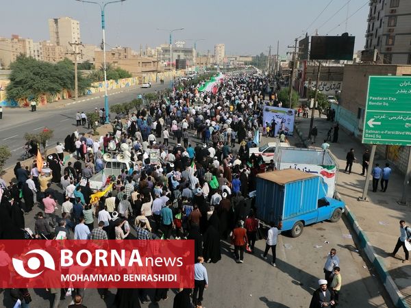 راهپیمایی 13 آبان - اهواز