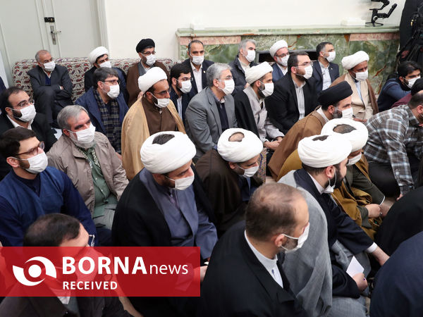 دیدار جمعی از مسئولان سازمان تبلیغات اسلامی با مقام معظم رهبری