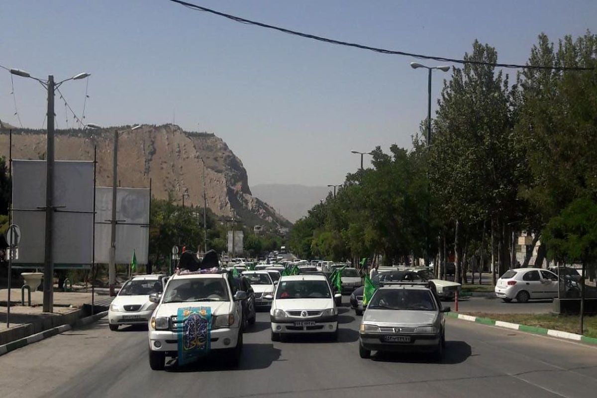 برگزاری جشن خودرویی عید غدیر در خرم آباد