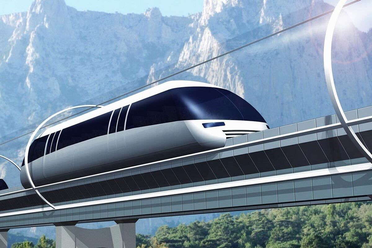 این قطار فوق سریع سرعتی برابر با ۱۰۰۰ کیلومتر در ساعت دارد!