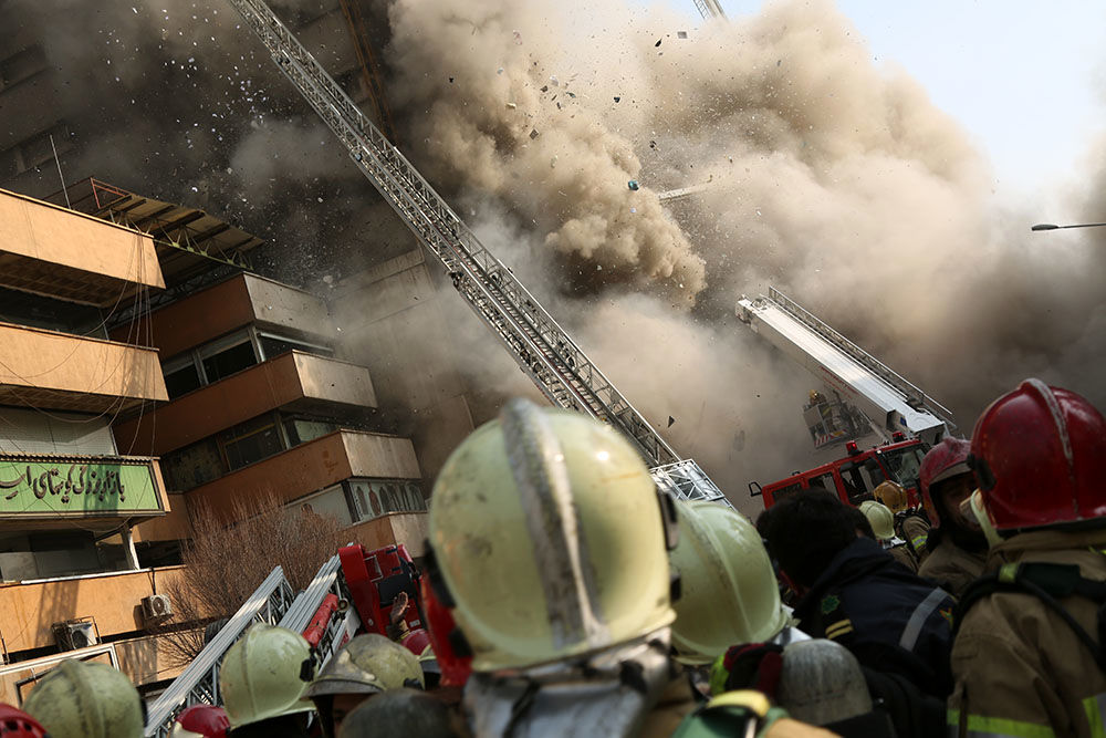 آتش سوزی و فروریختن ساختمان پلاسکو-3
