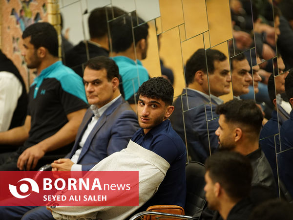 مراسم تجلیل از تیم ملی کشتی فرنگی