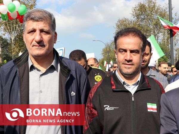 	 راهپیمایی ۱۳ آبان - رشت