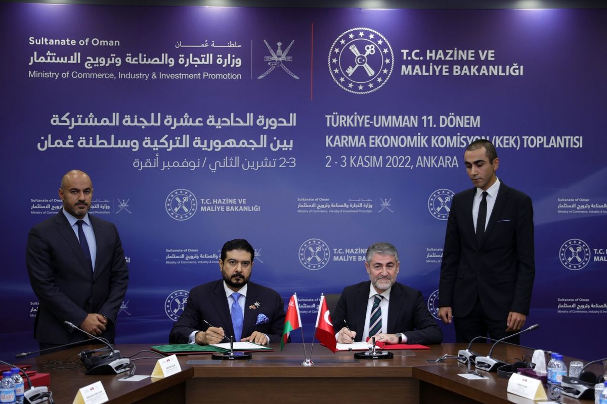 تقویت تجارت و همکاری متقابل ترکیه و عمان 