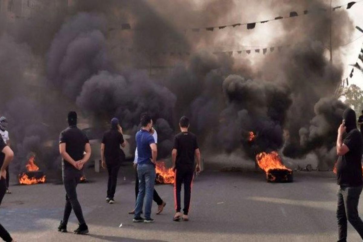 آتش زدن ۶۰۰ سطل زباله در اغتشاشات تهران توسط آشوب طلبان 