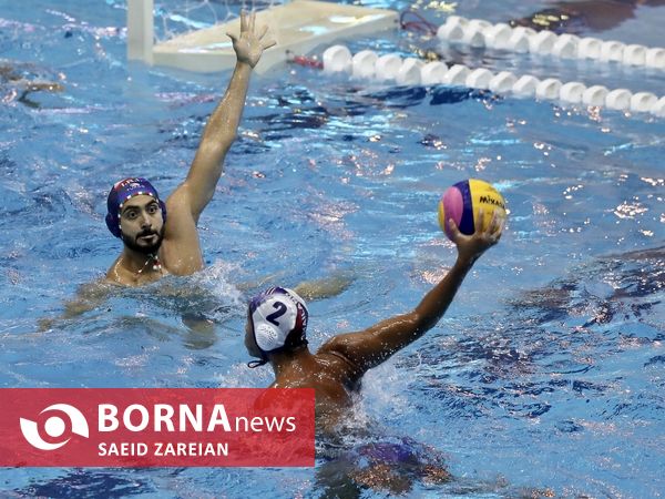 دیدار تیم های واترپلو ایران - تایلند