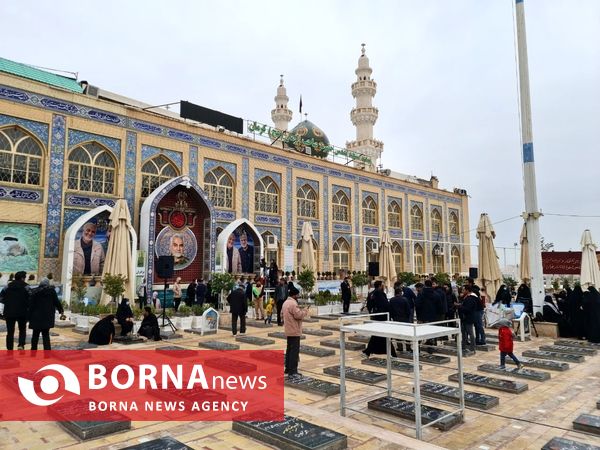 حال و هوای مسیر منتهی به گلزار شهدا کرمان 