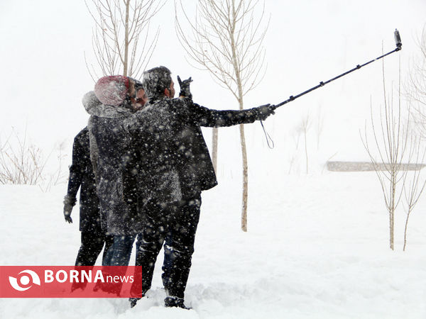 یک روز برفی با مردم فارس در پیست اسکی پولادکف سپیدان
