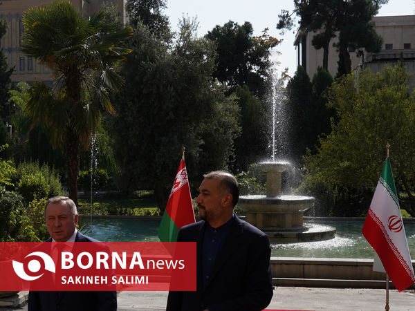 دیدار وزرای خارجه ایران و بلاروس