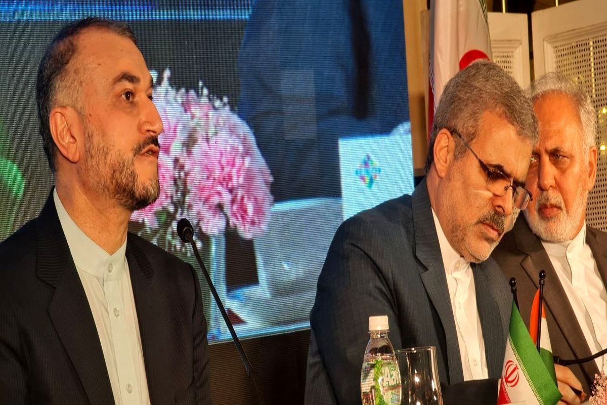 وزیر امور خارجه: تجارت ایران و هند ازظرفیت بالایی برخوردار است