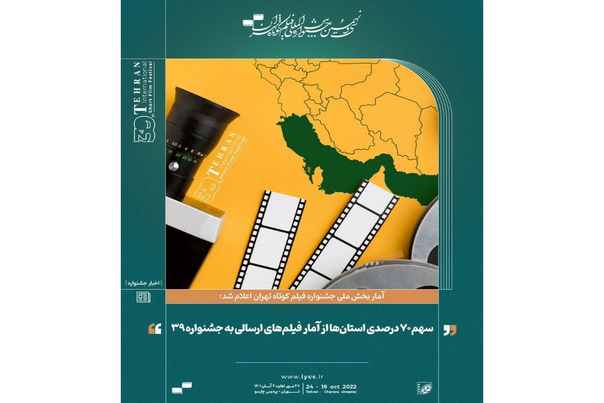 آمار آثار ارسالی جشنواره بین المللی فیلم کوتاه تهران اعلام شد