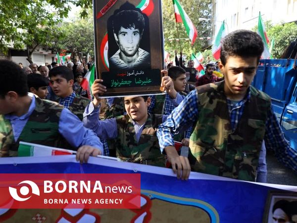 راهپیمایی 13 آبان در ساری