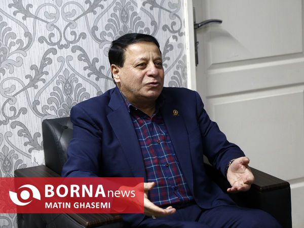 حضور محمد رضا ساکت در خبرگزاری برنا 