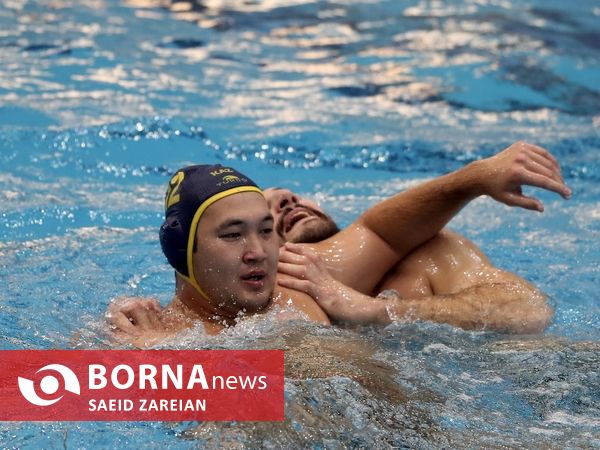 دیدار تیم های واترپلو ایران - قزاقستان