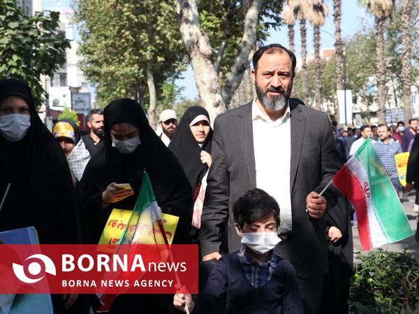 	 راهپیمایی ۱۳ آبان - رشت